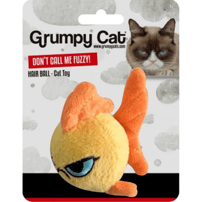 Grumpy Goldfish Ball cat toy