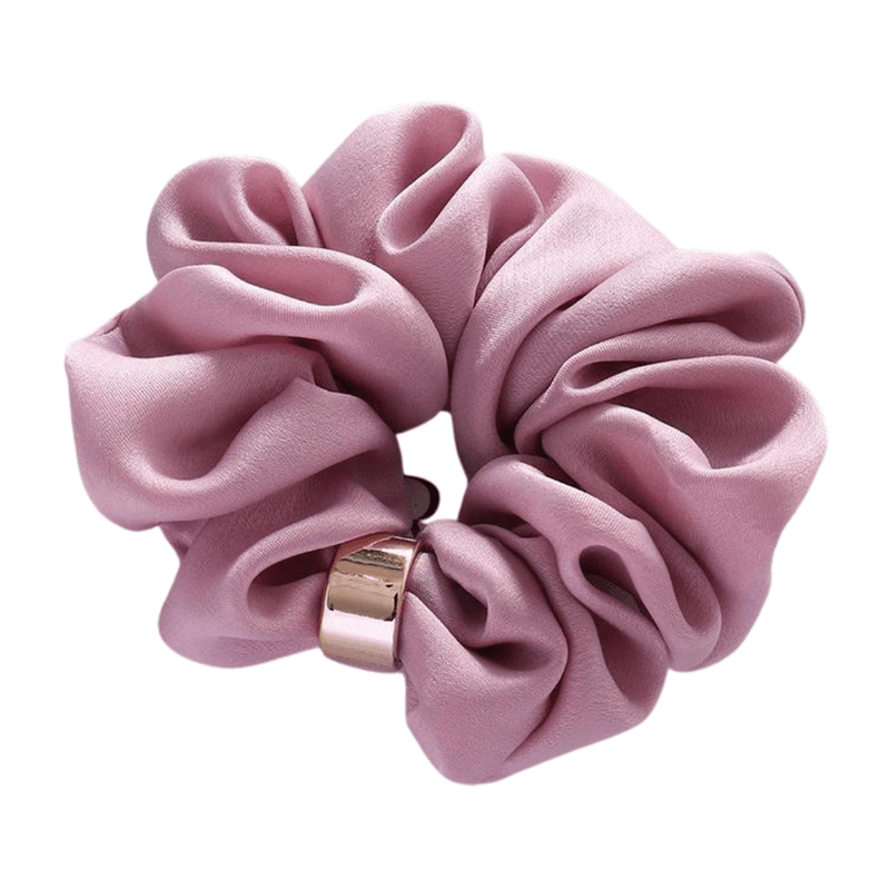 Scrunchies blush rose