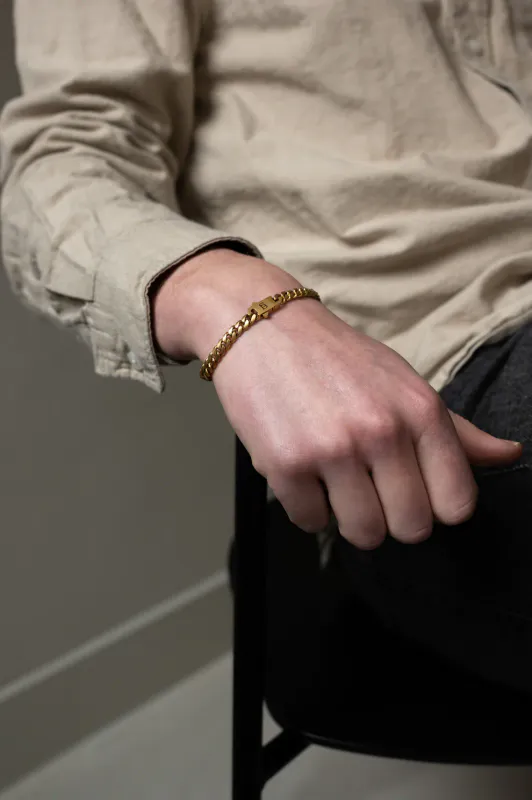 Svelte Stephen armbånd - Matt Gold