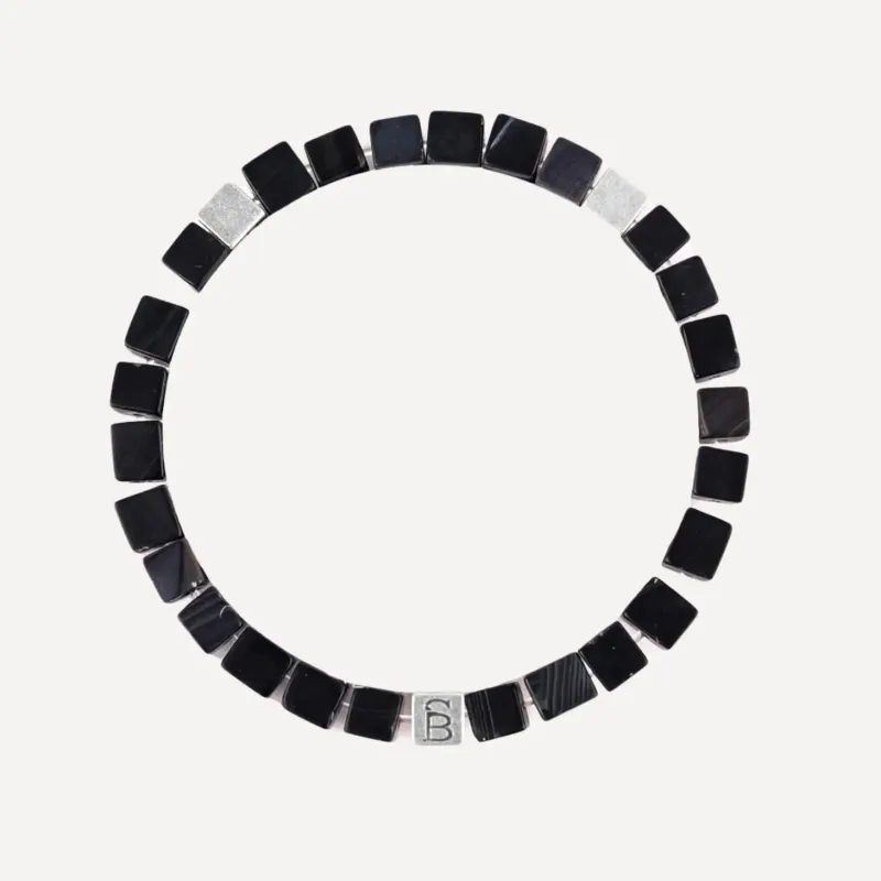 Stones Bracelet Memphis armbånd - Matt Black